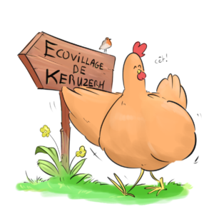 Visites de l'écovillage de Keruzerh sur réservation